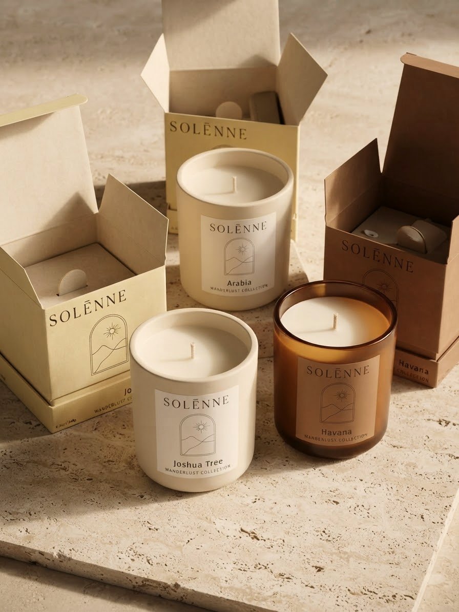 candle trio boxed